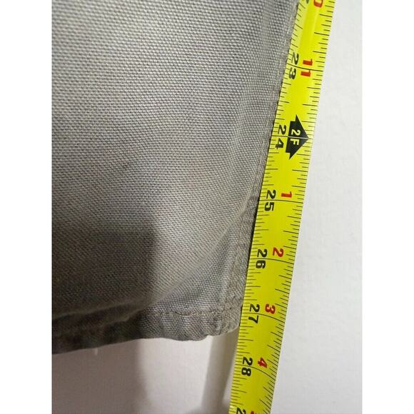 Carhartt 32x30 Tan Dungaree Fit Carpenter Pants Painter Workwear Distressed - Picture 9 of 12